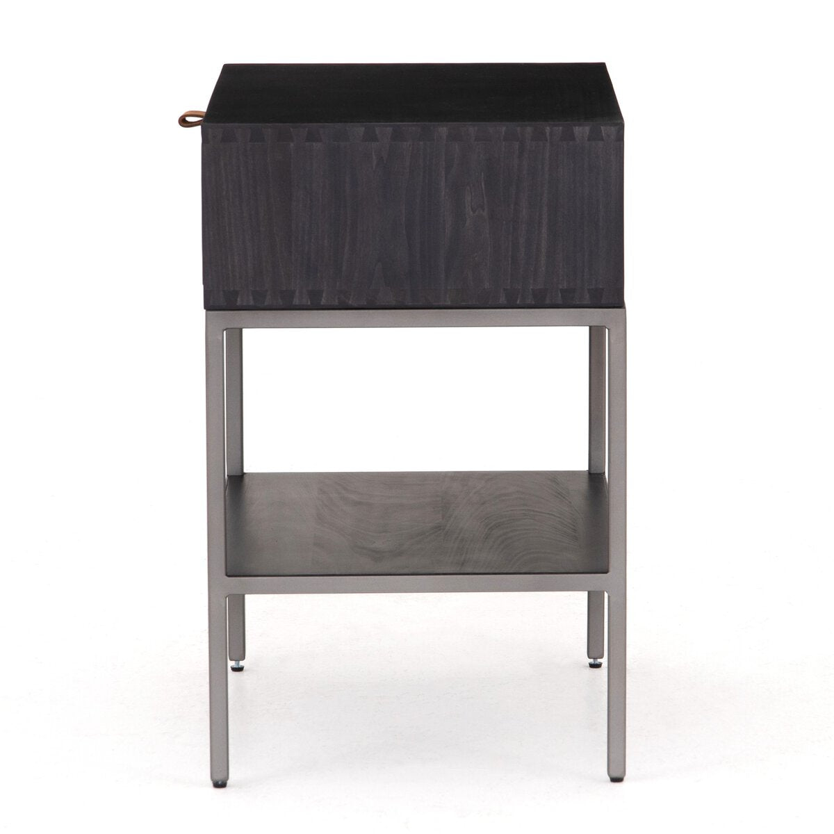 Trey Nightstand Poplar Black Wash