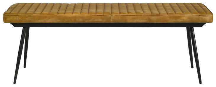 Leather Camel Bench