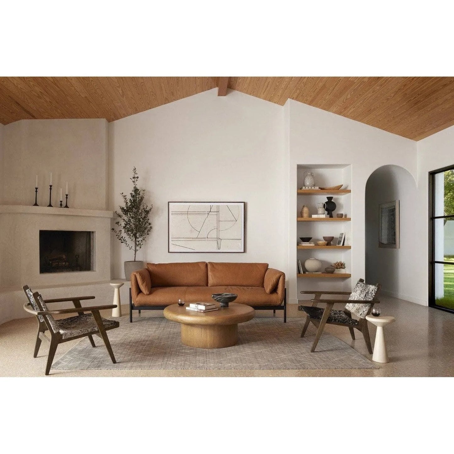 Four Hands Jenkins Leather Sofa