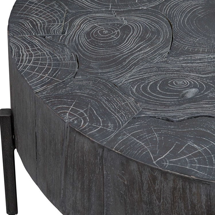 Teak Wood Round Coffee Table
