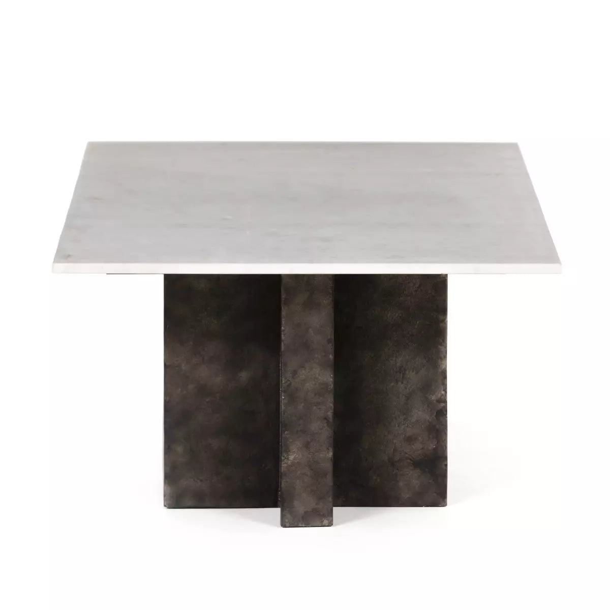 Terrell Coffee Table - Polished White Marble