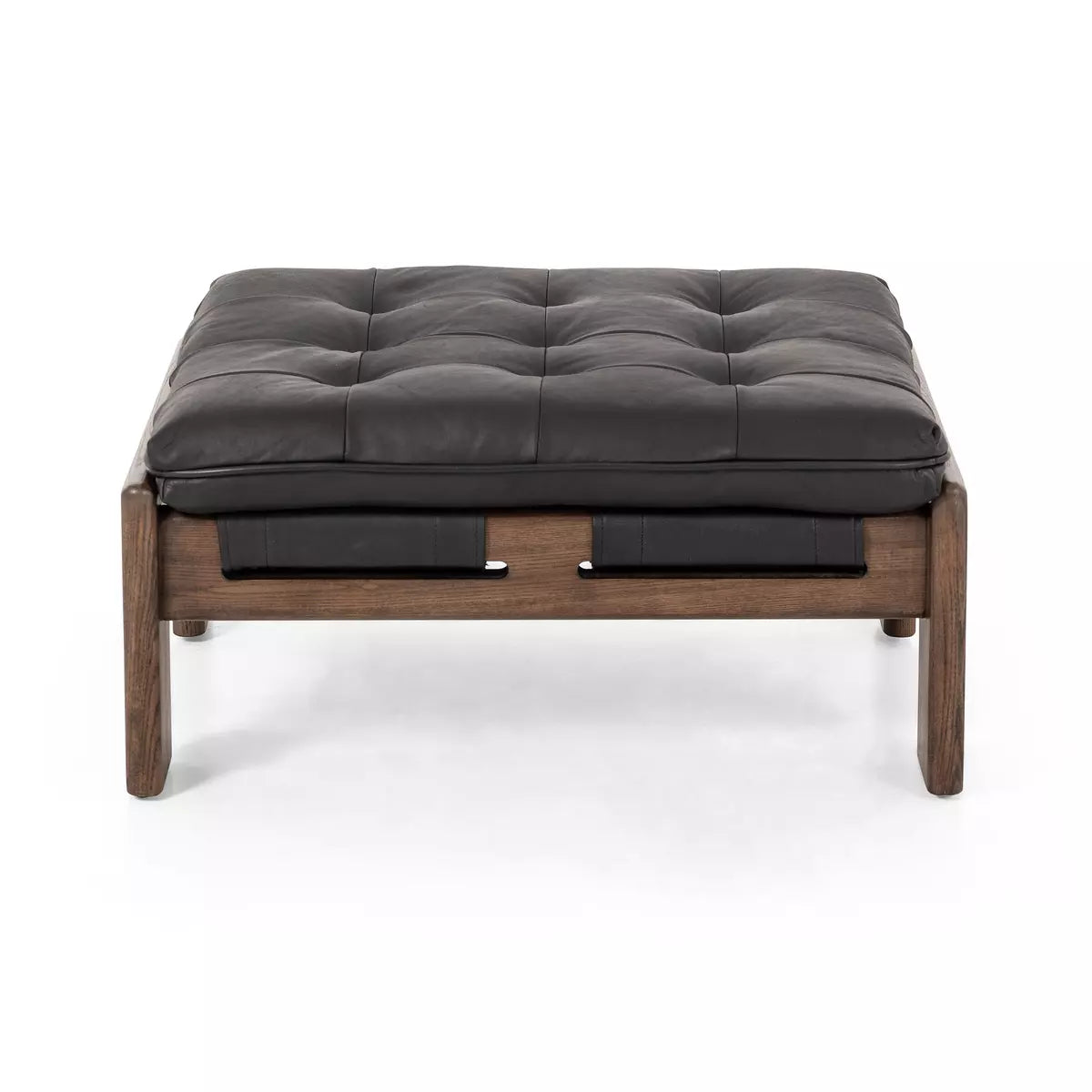 Halston Ottoman - Heirloom Black