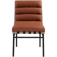 Cognac Leather Dining Chair