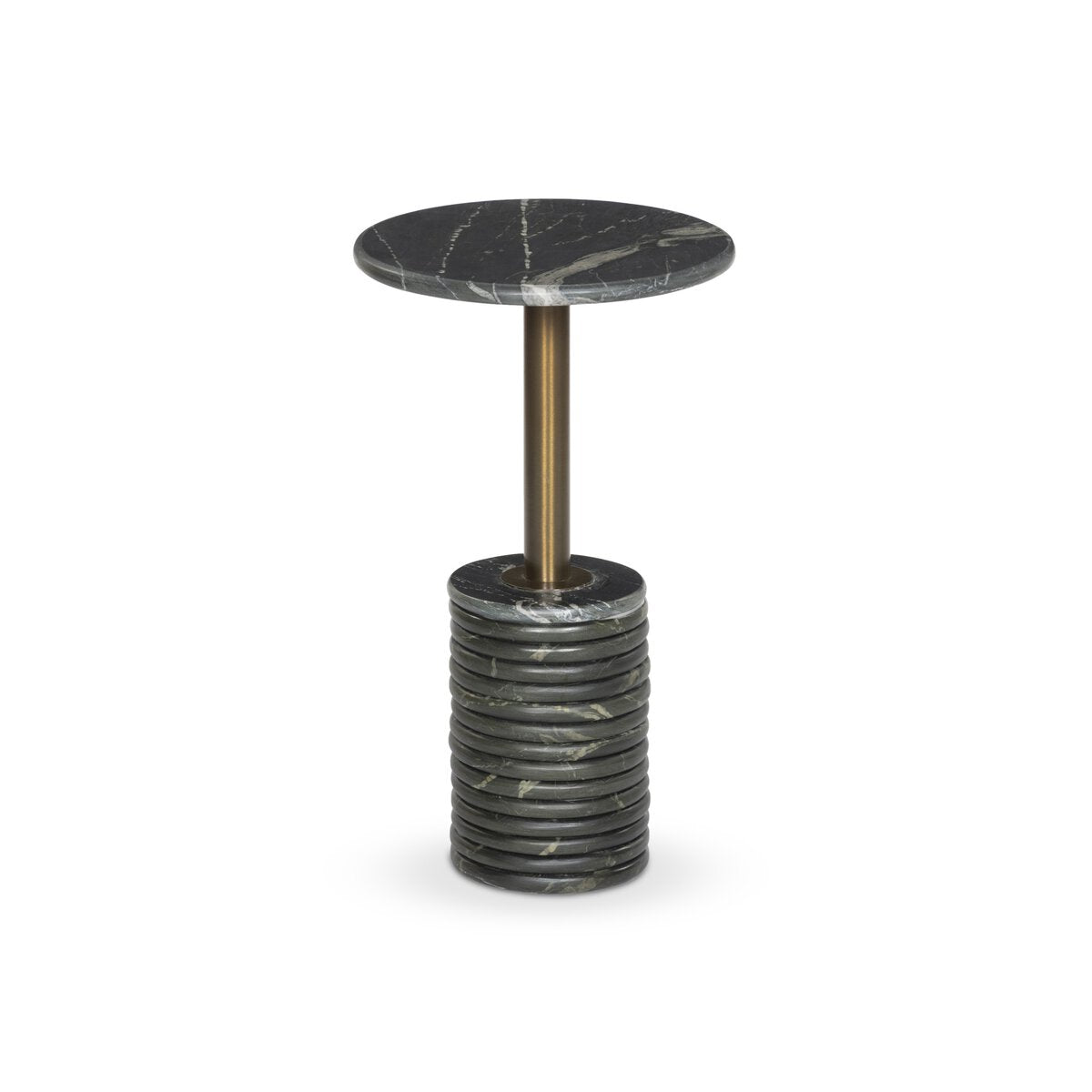 Reeves End Table Black Marble