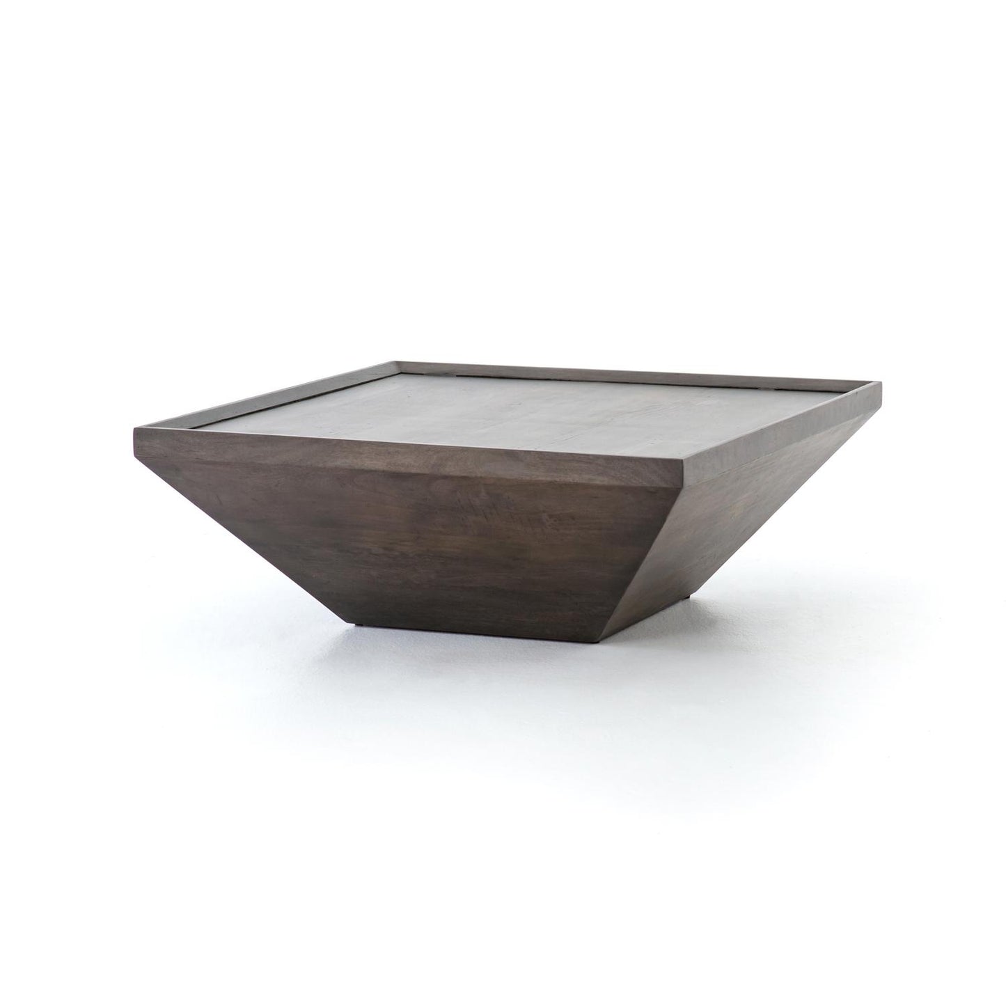 Four Hands Coal Grey Finish Drake Coffee Table