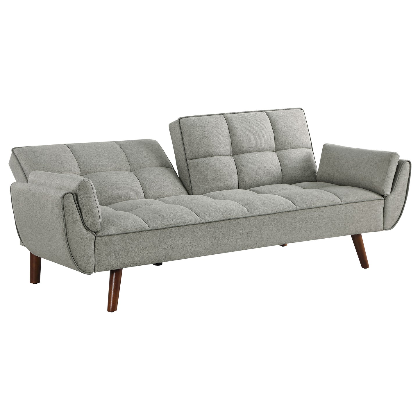 Caufield Upholstered Buscuit Tufted Covertible Sofa Bed
