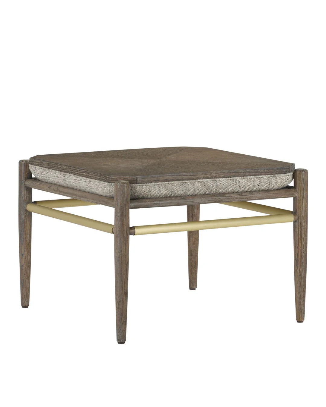 Visby Light Pepper Ottoman