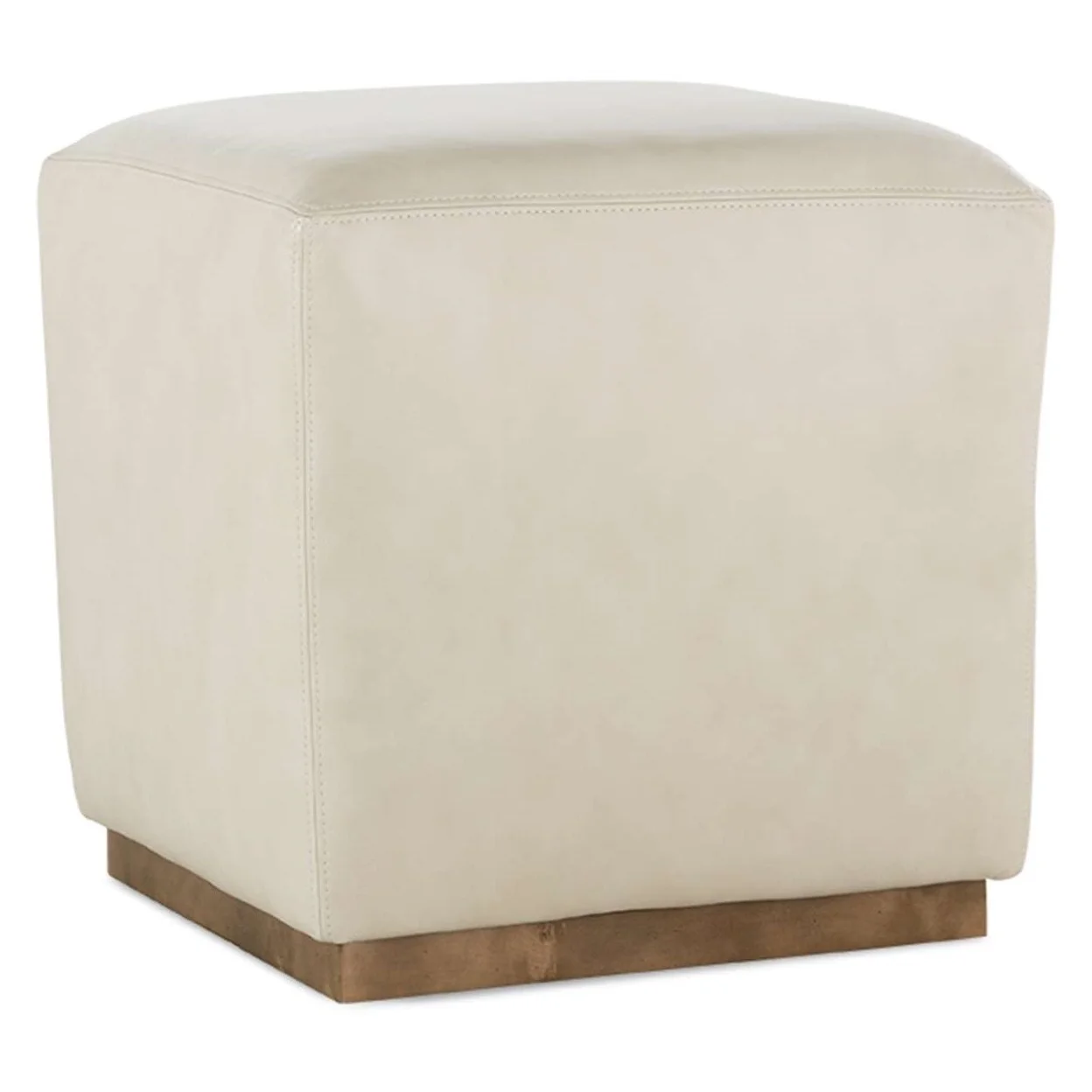 Dena Leather Ottoman