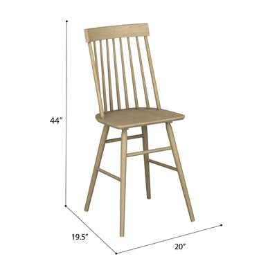 WINDSOR COUNTER CHAIR - NATURAL