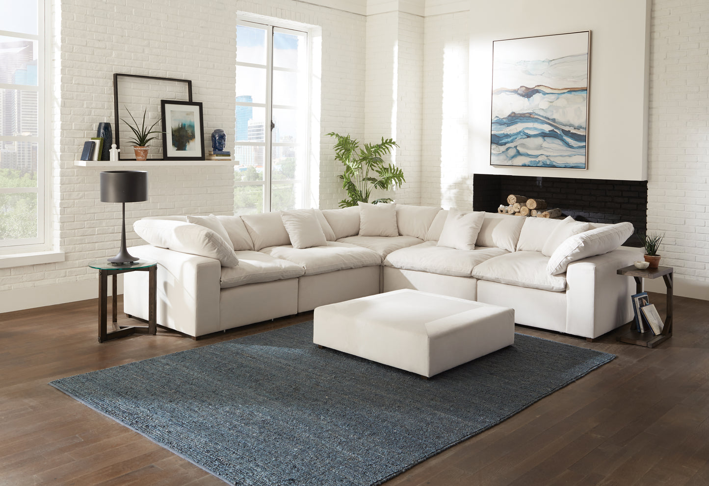 Dreamer Modular Sectional Corner - Ivory
