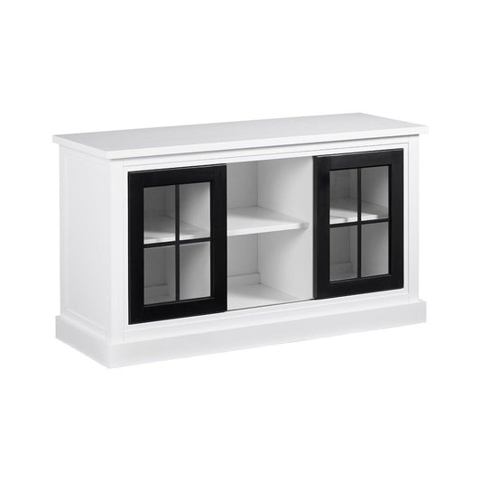 Progressive Habitat Console Table in Snow/Black