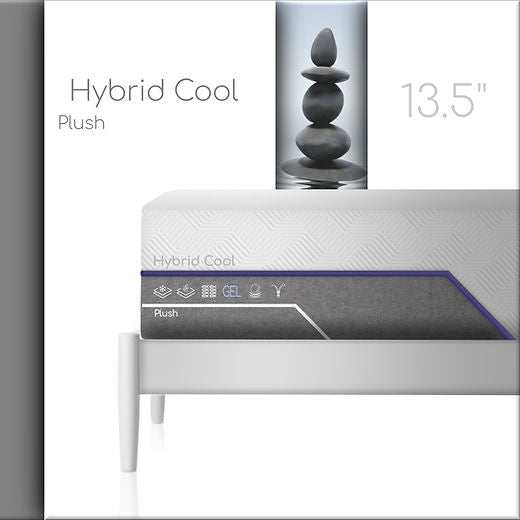 Queen Mattress 13.5” Plush Cool Gel