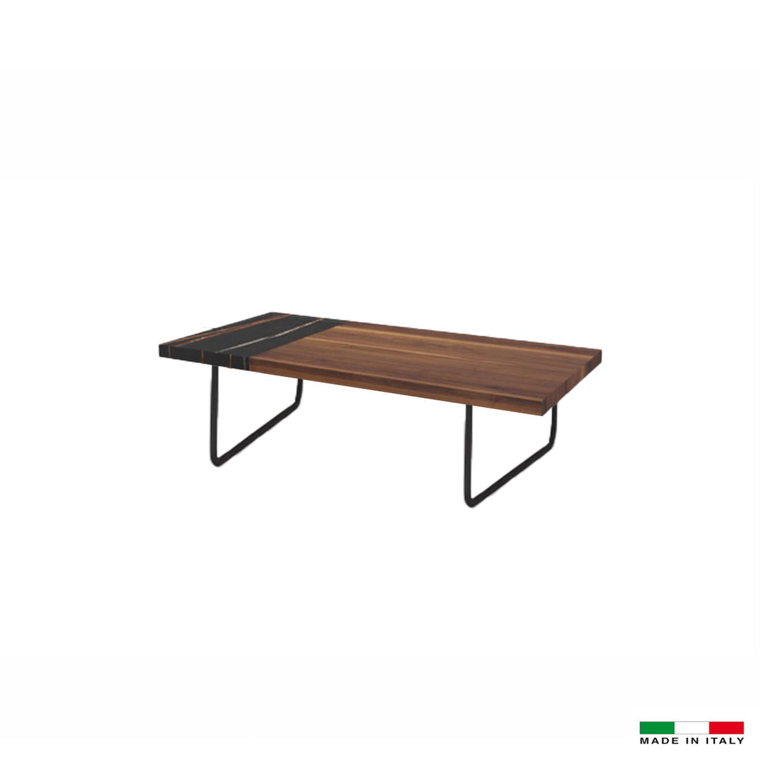 Dante Coffee Table with Sahara Noir Accent, Small