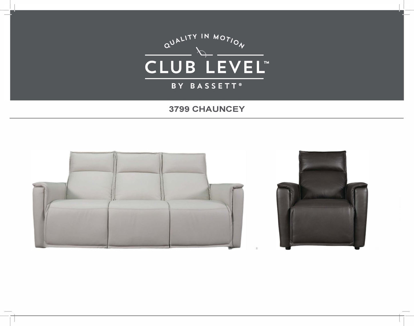 Bassett Chauncey Leather Sofa