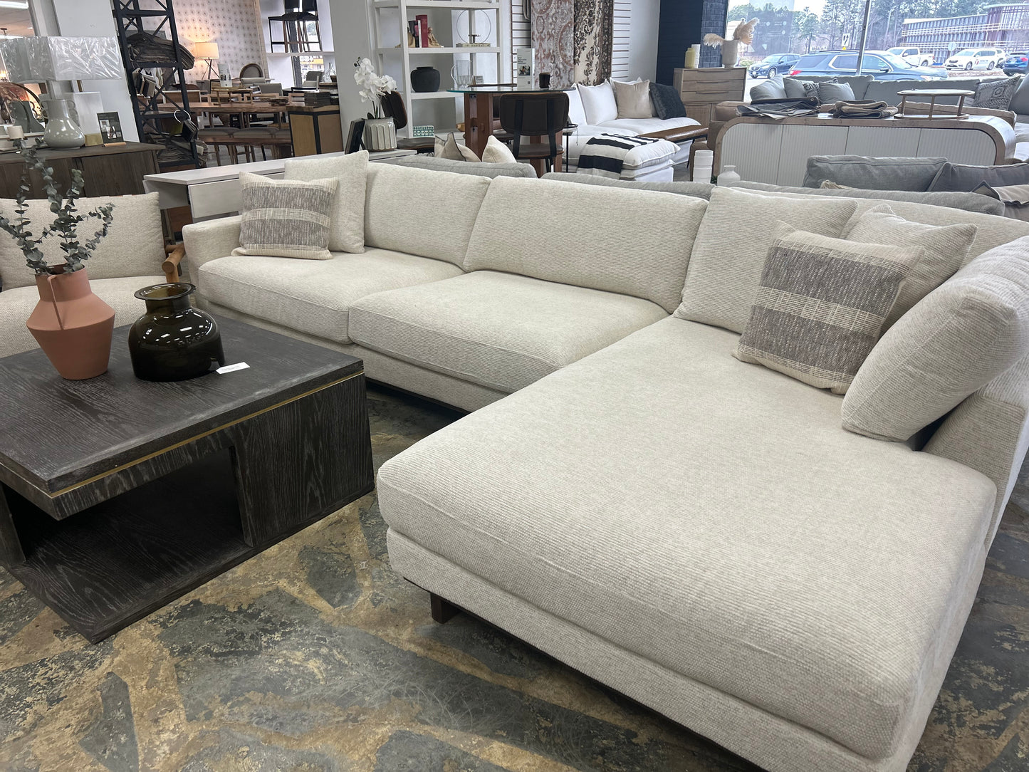 Paxton Sectional Laf Chaise/Raf Sofa