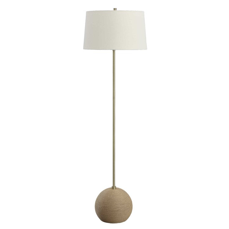 CAPTIVA FLOOR LAMP, BRASS