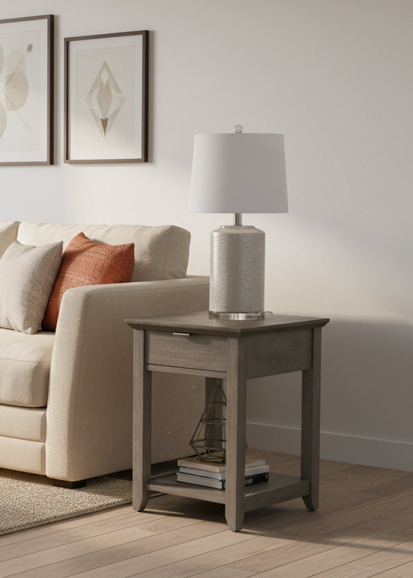 Rawson Rectangular 1-Drawer End Table