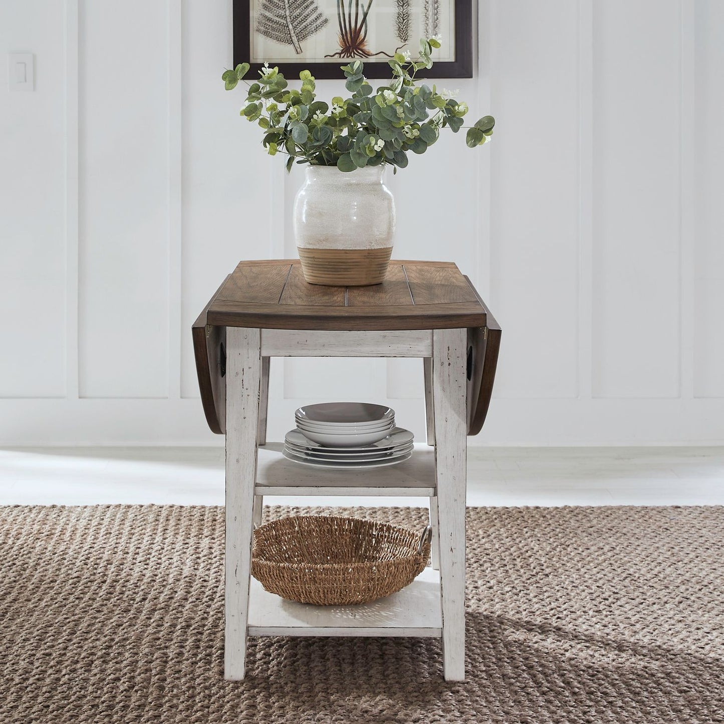 Liberty Farmhouse Drop Leaf Table