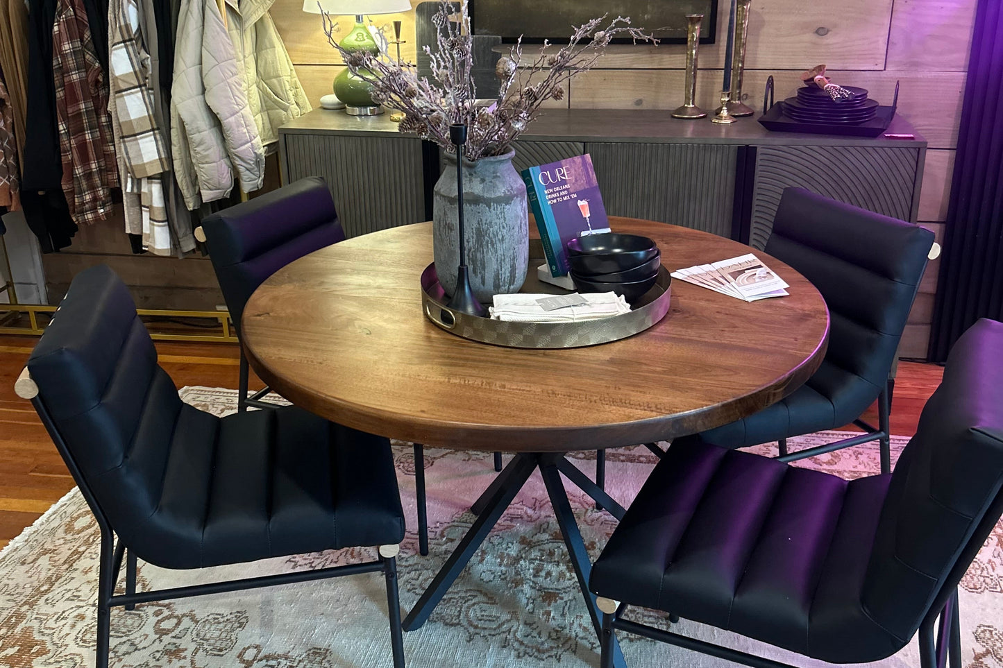 Live Edge Turkish table 60 Inch walnut