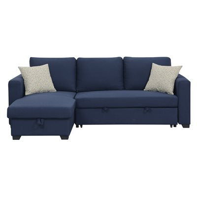 PULLOUT POPUP SLEEPER W / 1 PILLOW-NAVY