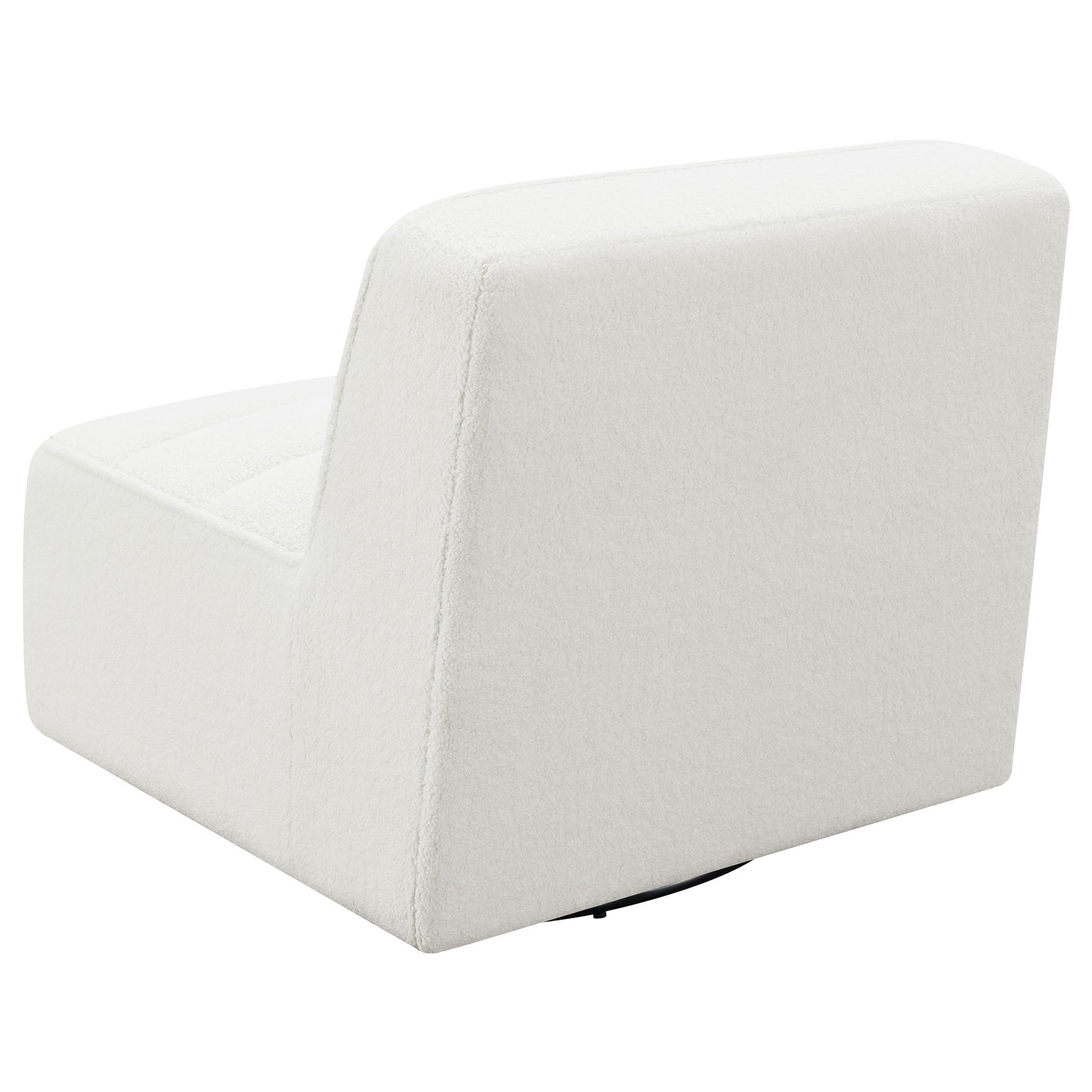 Cobie Upholstered Swivel Armless Chair