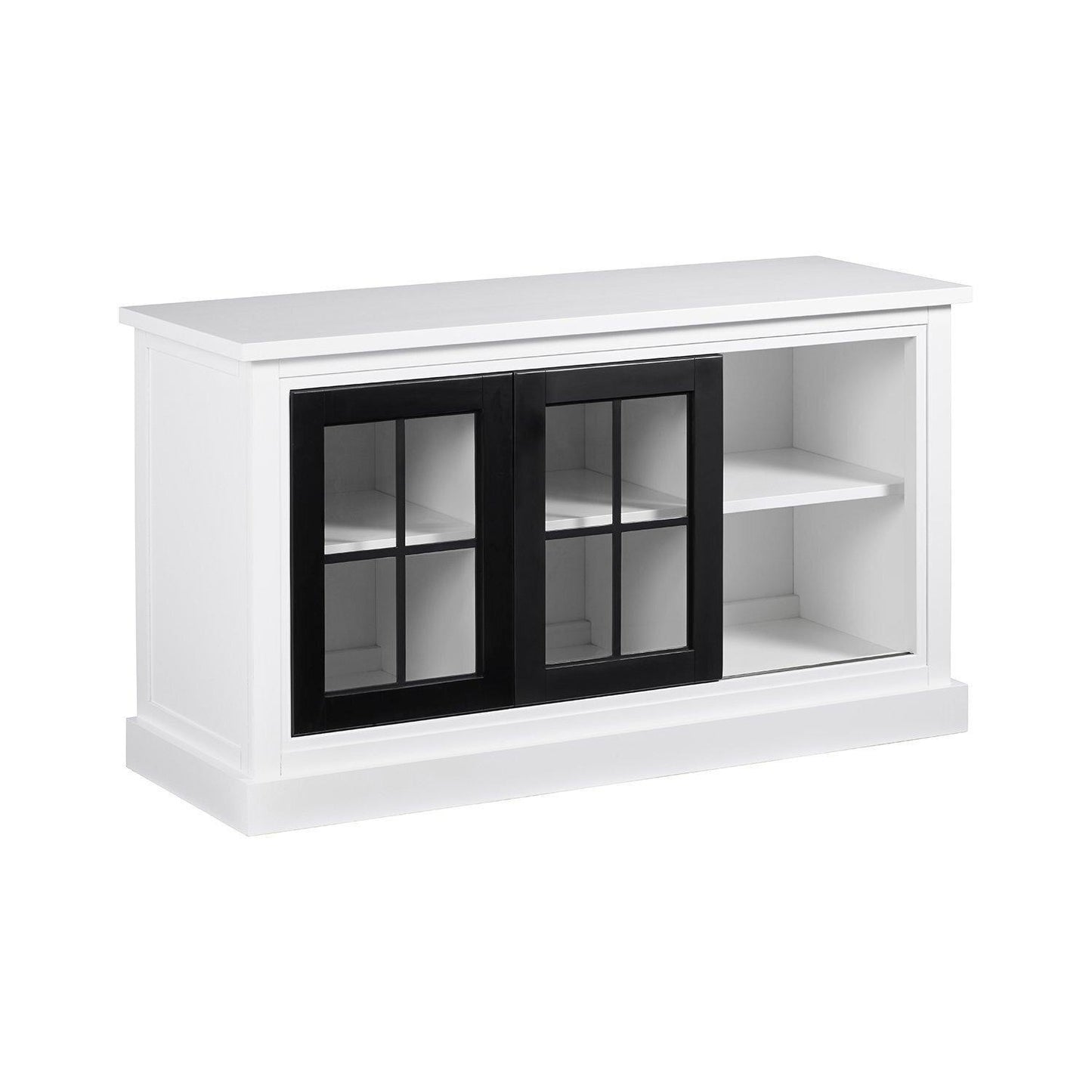 Progressive Habitat Console Table in Snow/Black