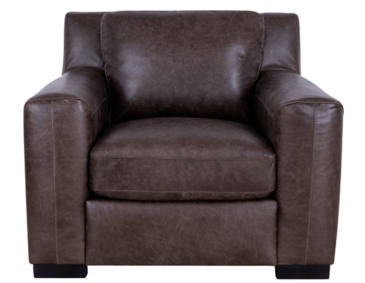 Retro  Leather Chair in Carmel