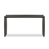 Glenview console table-Smoked Black Oak