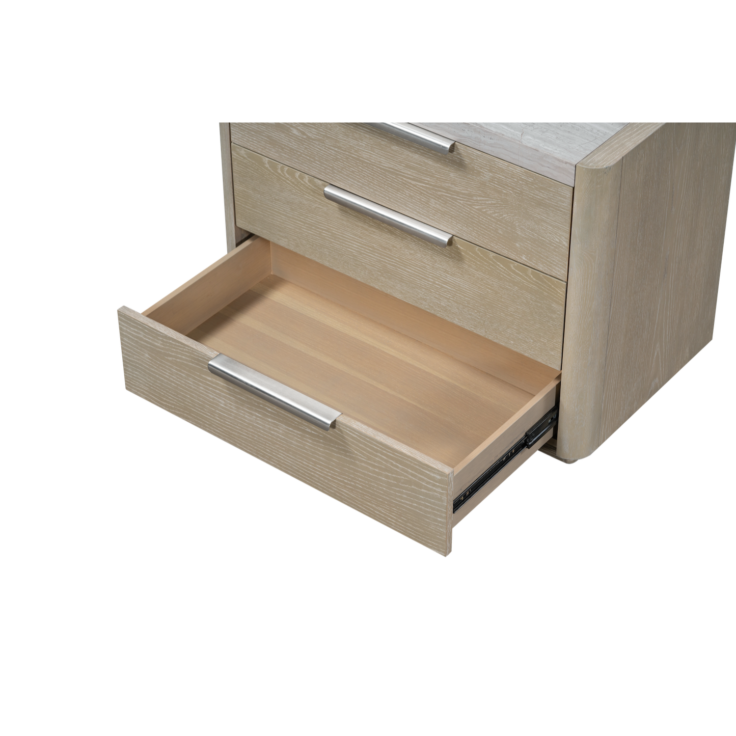 Warner Three Drawer Nightstand