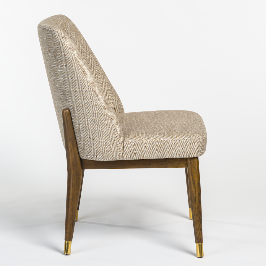 Herringbone Haze Cole Dining Chair