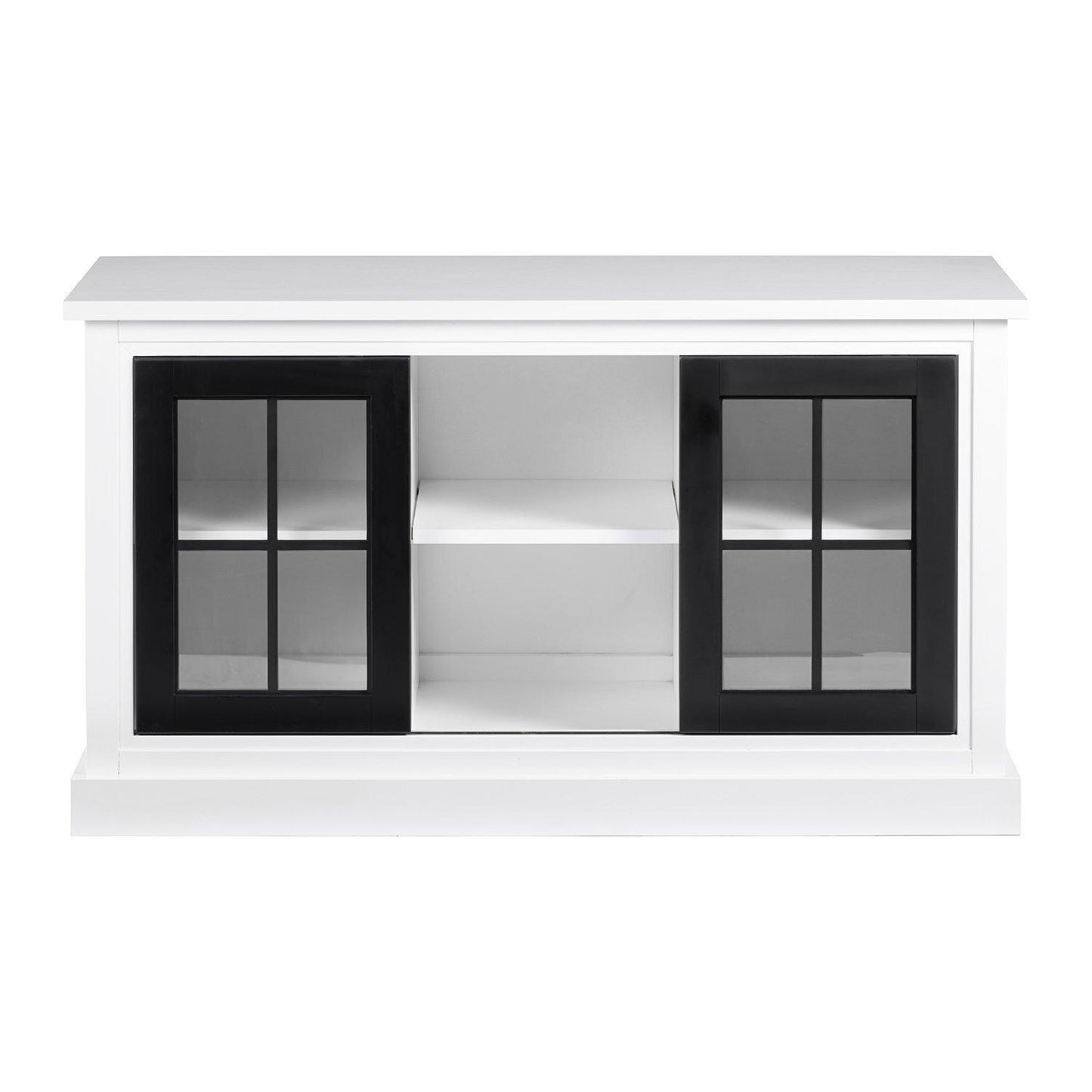 Progressive Habitat Console Table in Snow/Black