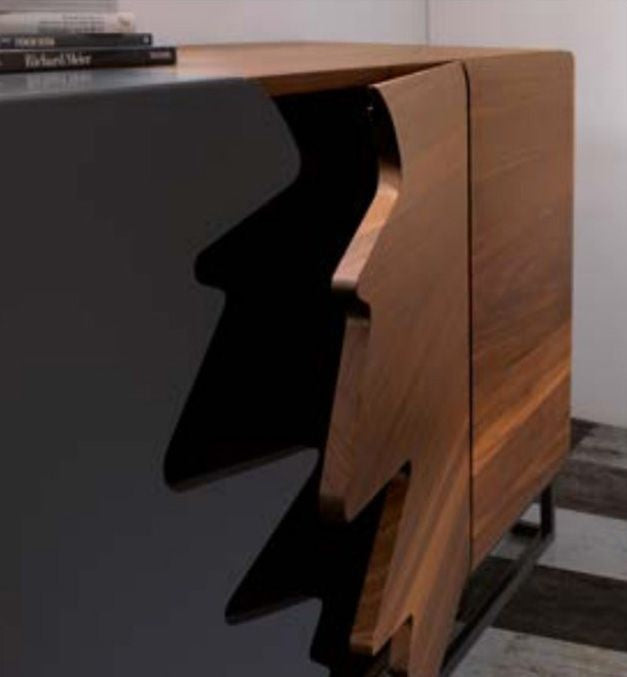 Kali Walnut And Anthracite Sideboard