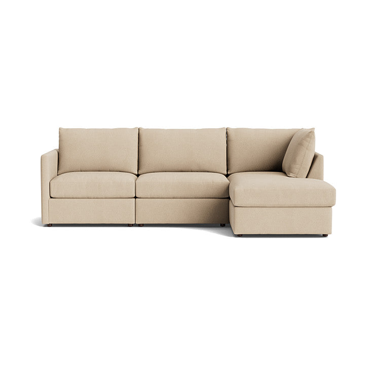 Bassett Beckham 4pc modular Sectional wide arm