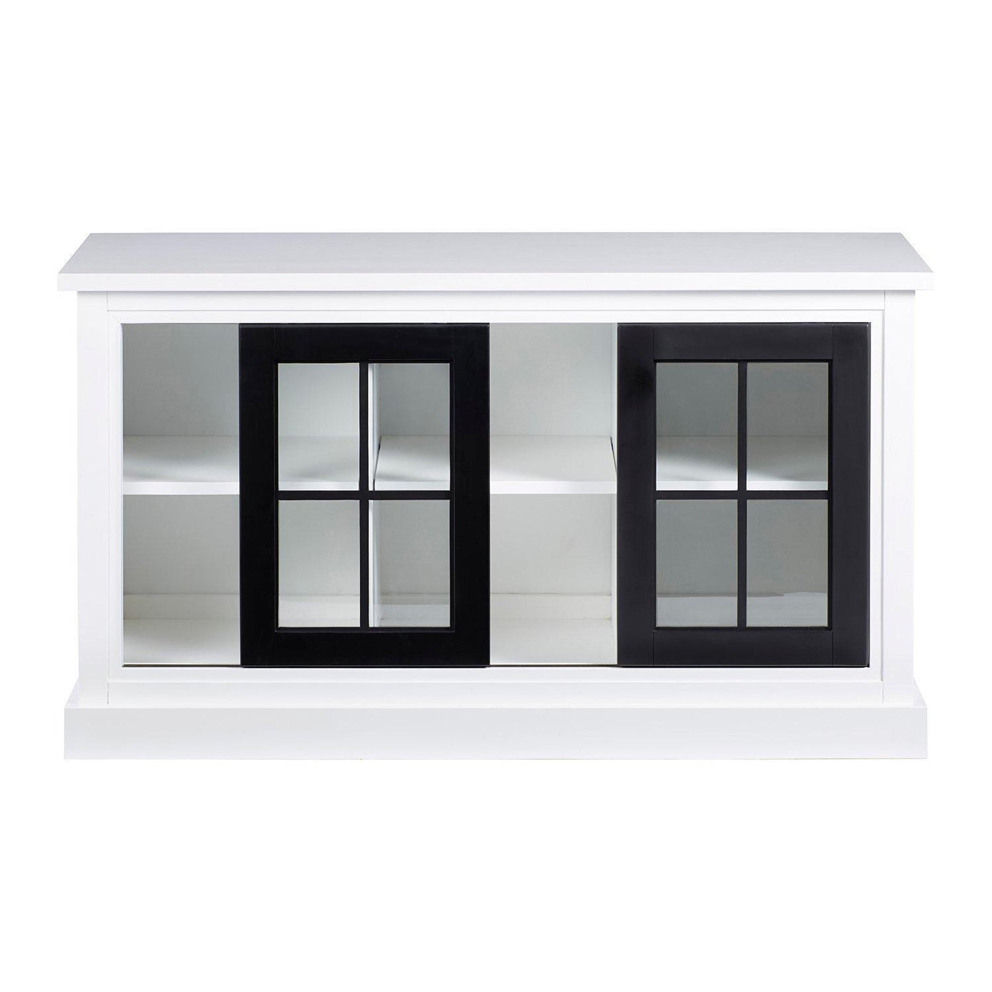 Progressive Habitat Console Table in Snow/Black