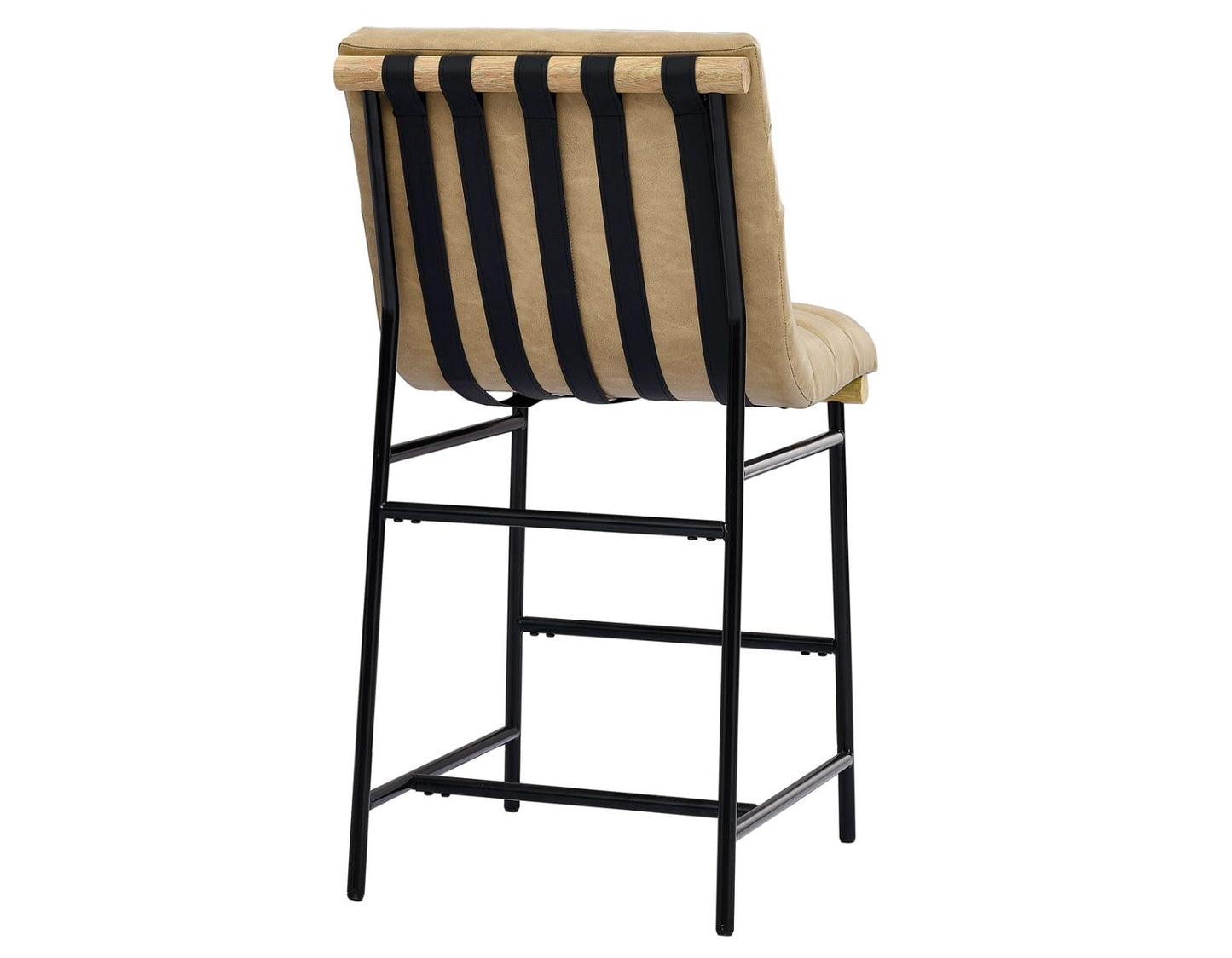 Vegan Leather Sand Counter Stools