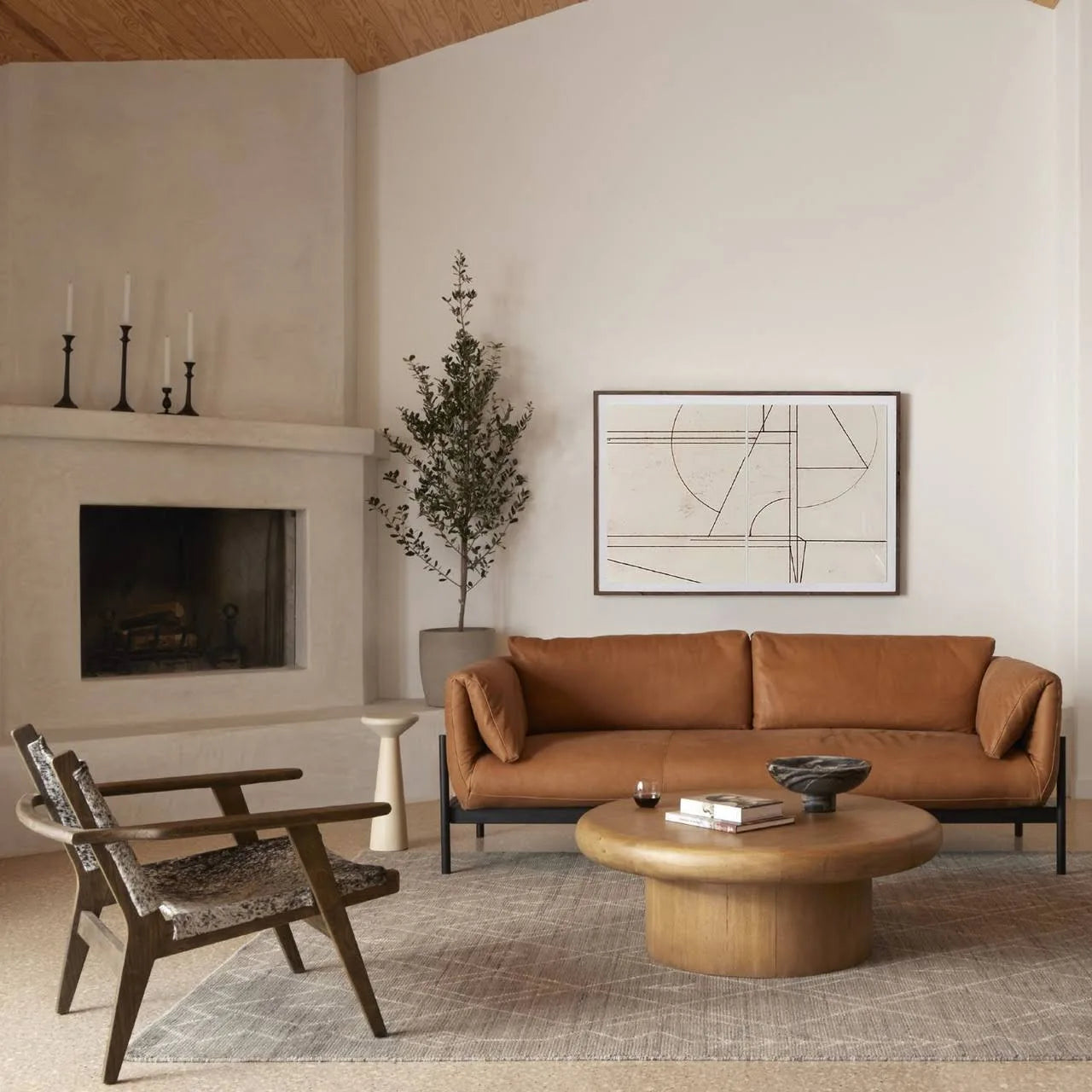 Four Hands Jenkins Leather Sofa