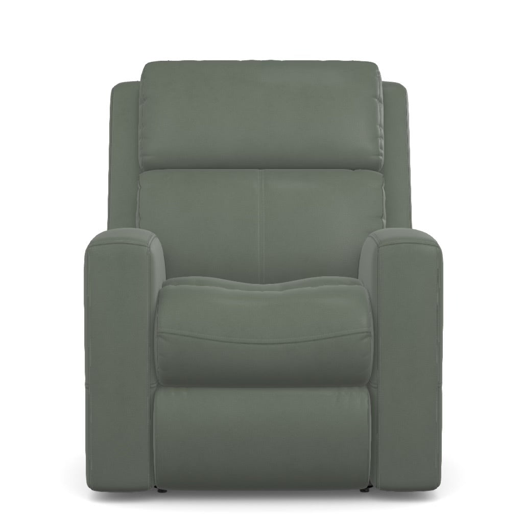 Flexsteel Score Power Recliner Power Headrest and Lumbar