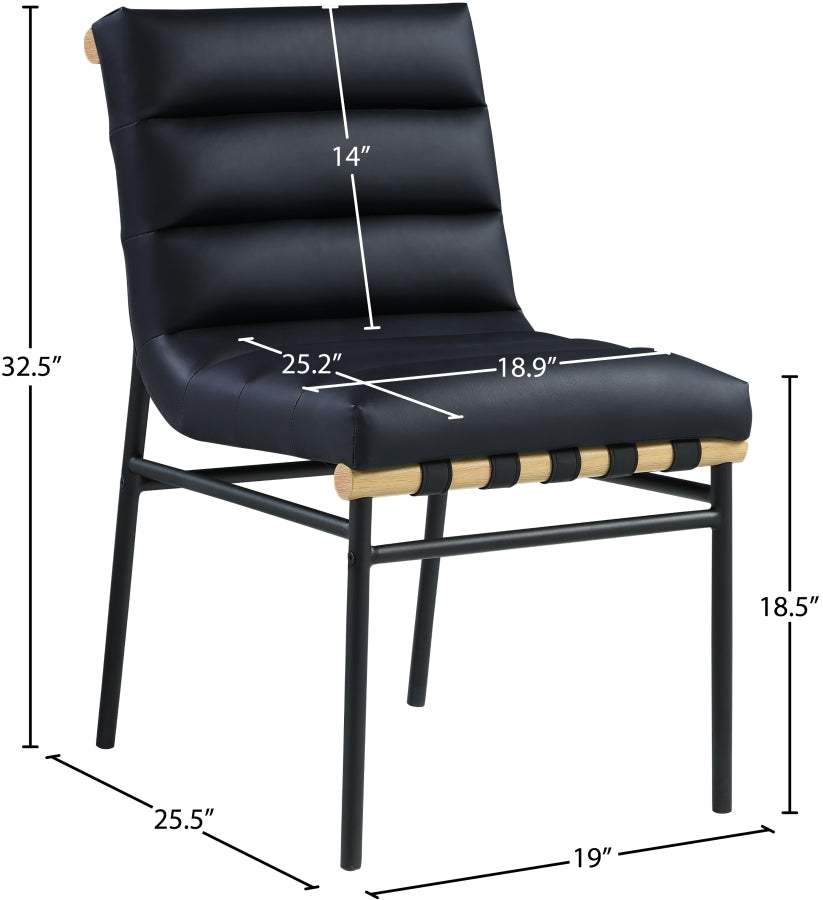 Tufted Black Chairs