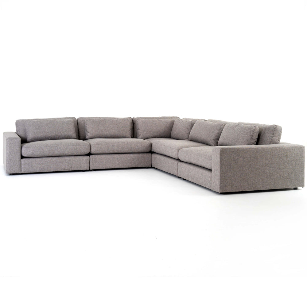 Bloor 5 pc Sectional Union Gray