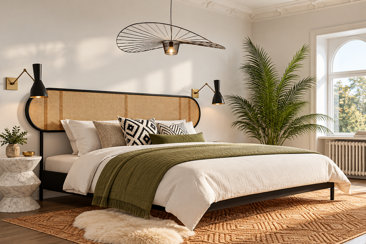 Rotan King Size Bed