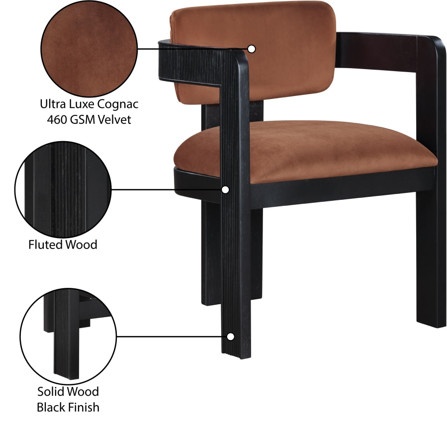 Congac Velevet Dining Chair