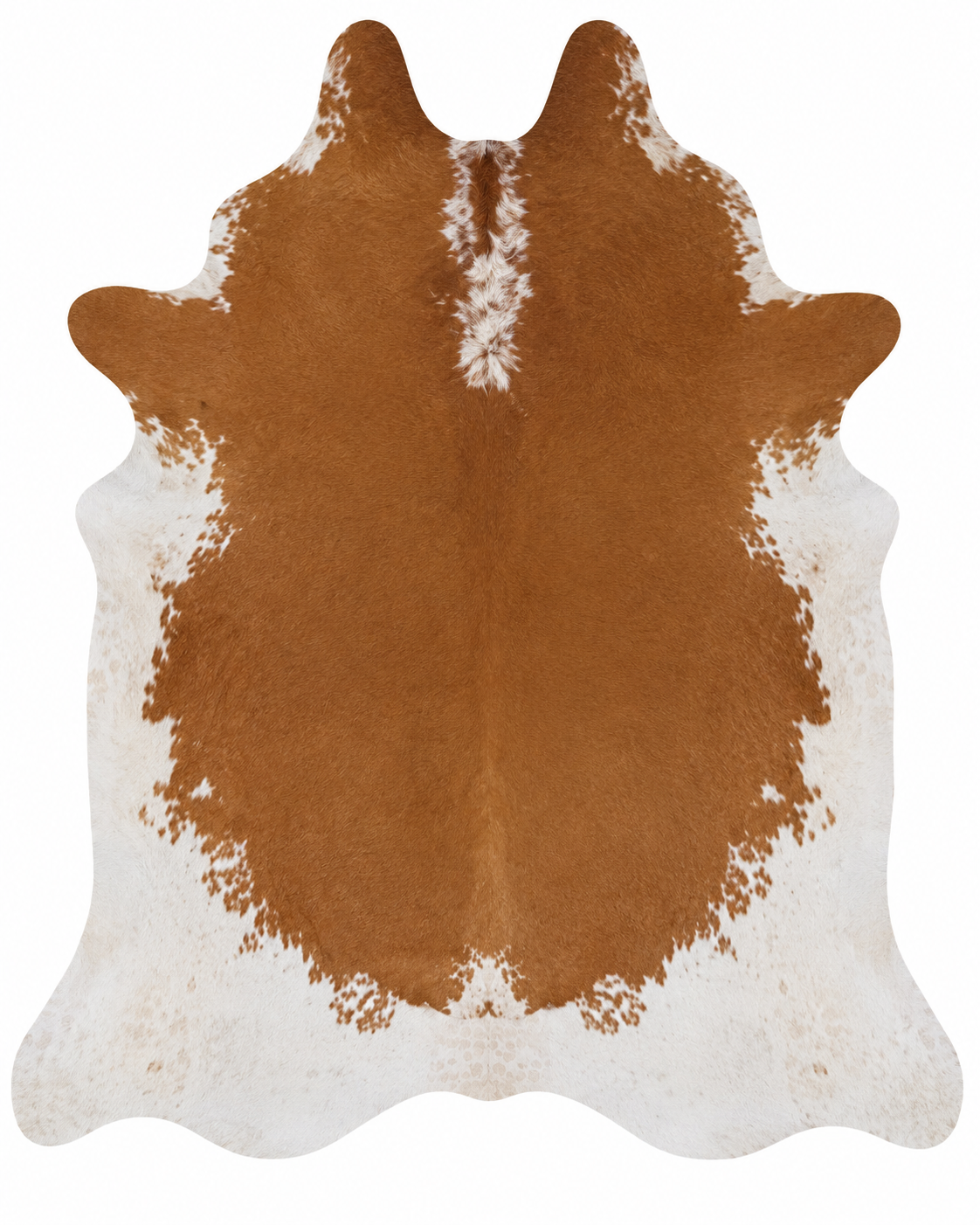 Cowhide area rug