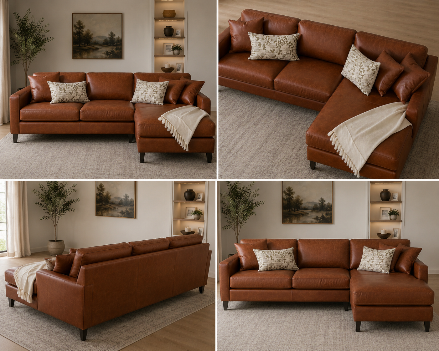 Isabella Leather Sectional