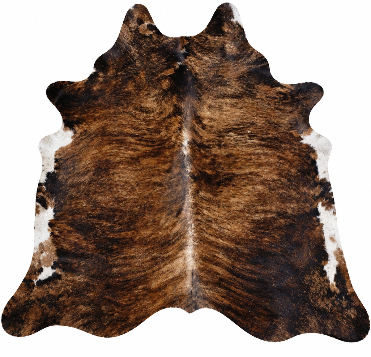 Brindle Brown Cowhide