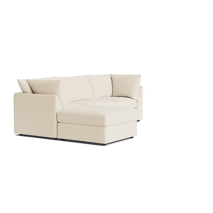 Bassett Beckham Sectional In Cotton