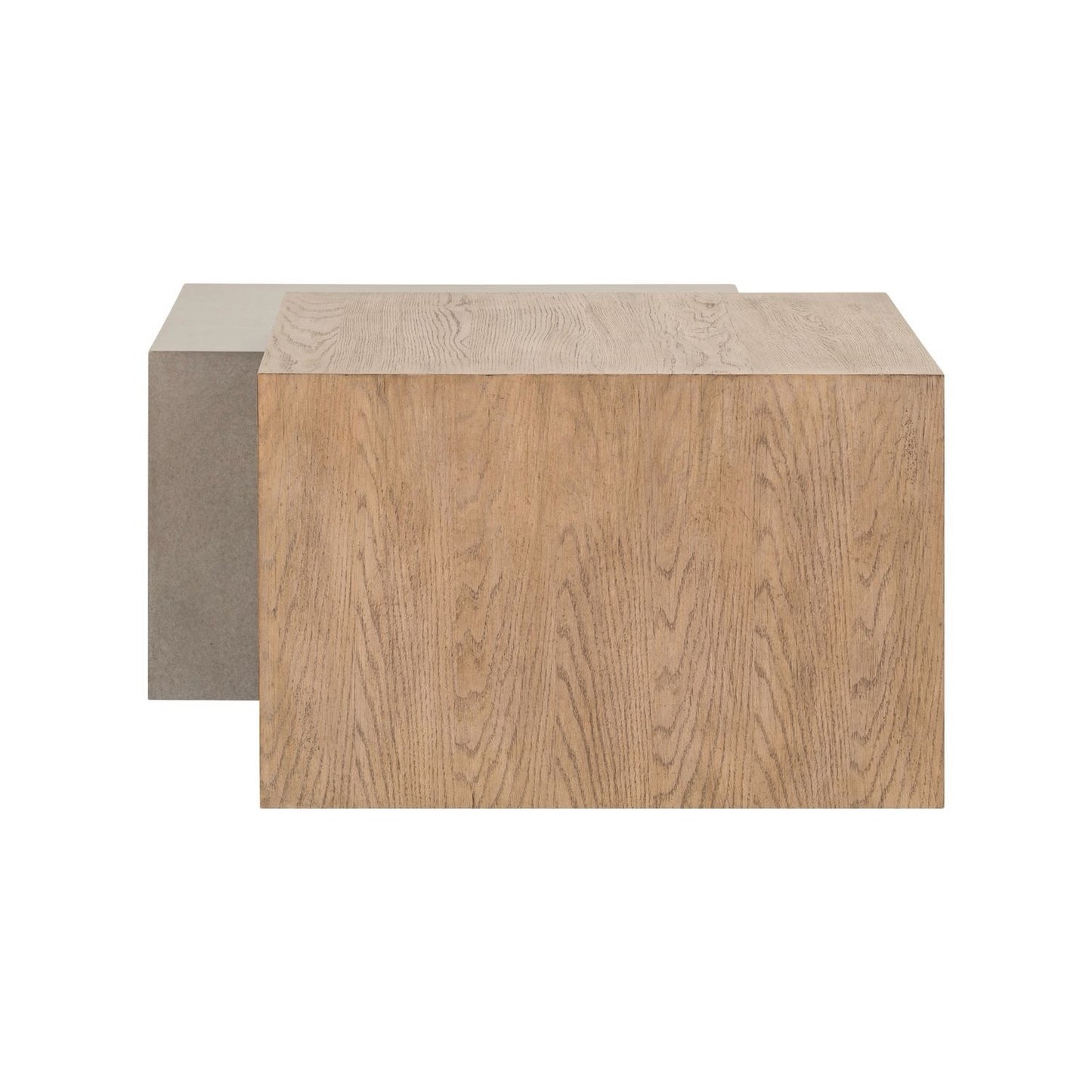 Concrete Finish Wood Coffee Table