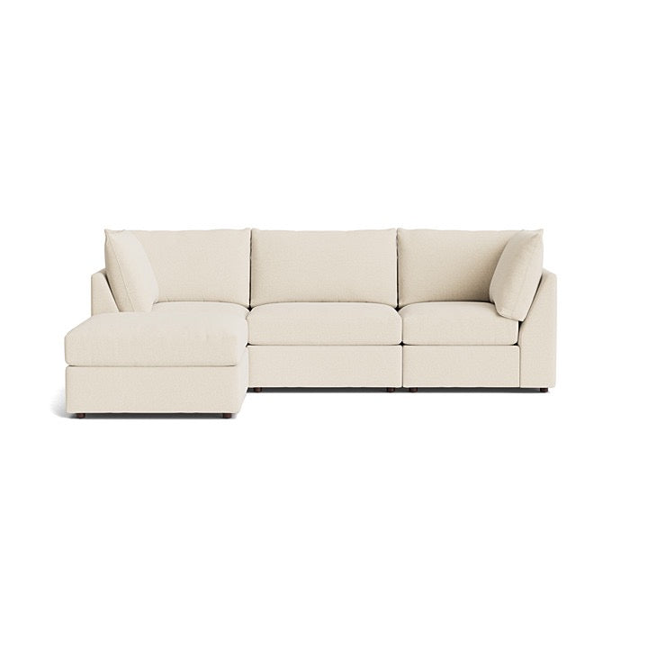 Bassett Beckham Sectional In Cotton