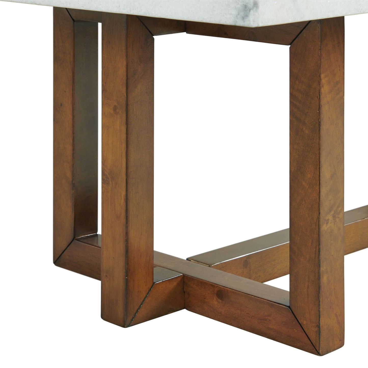 Morris Coffee Table W/ White Marble Top