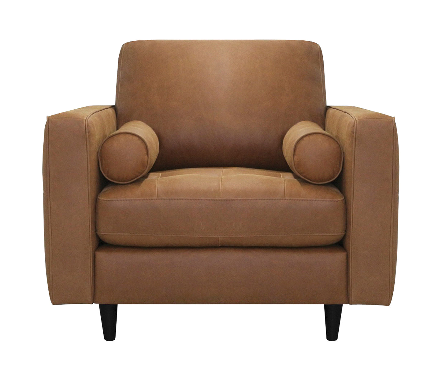 Sabrina Leather Chair Brown