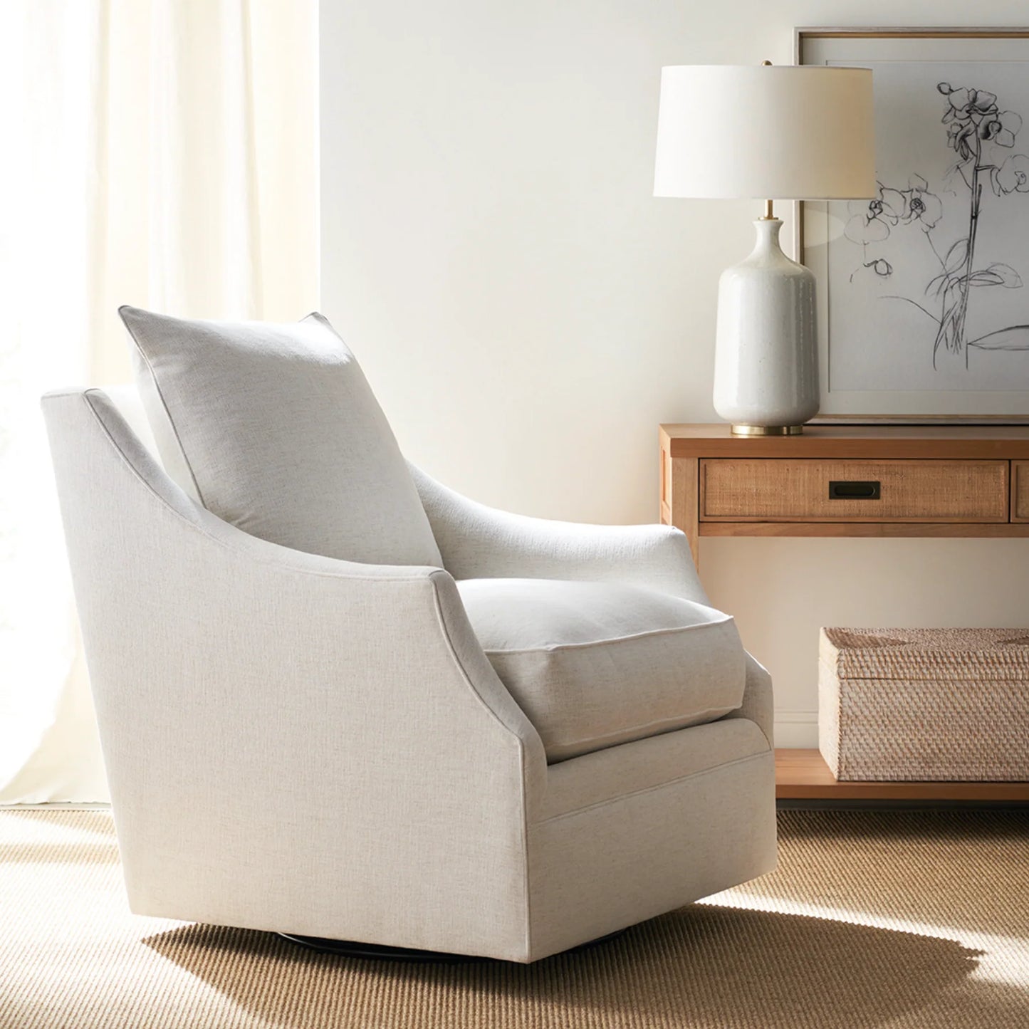Kara Swivel Chair - 102CR-19